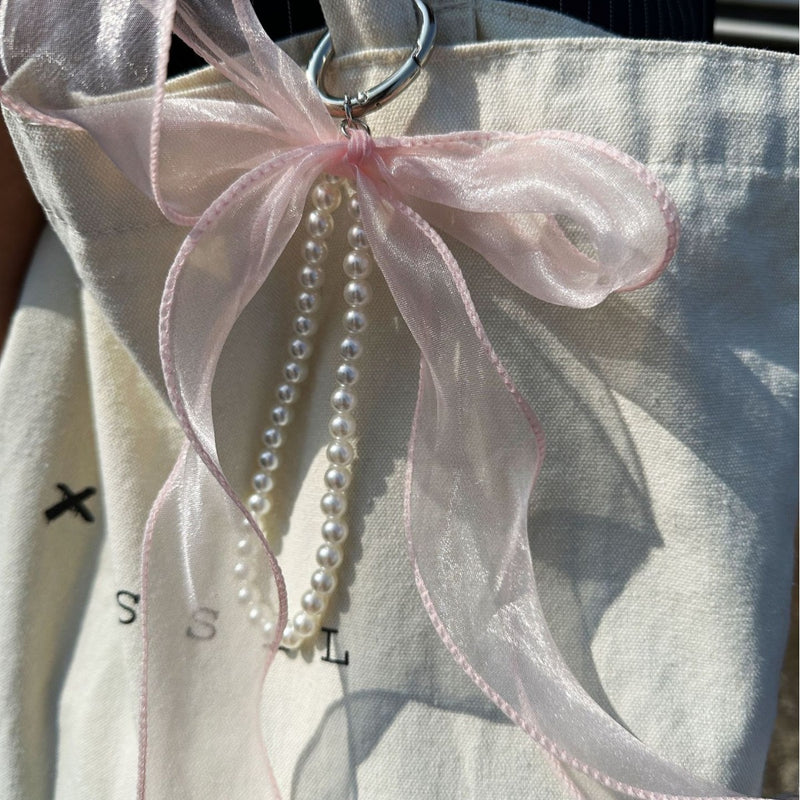 Tie of Tenderness Bag Charm Keychain