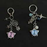 Lake by the Galaxy Bag Charm Keychain