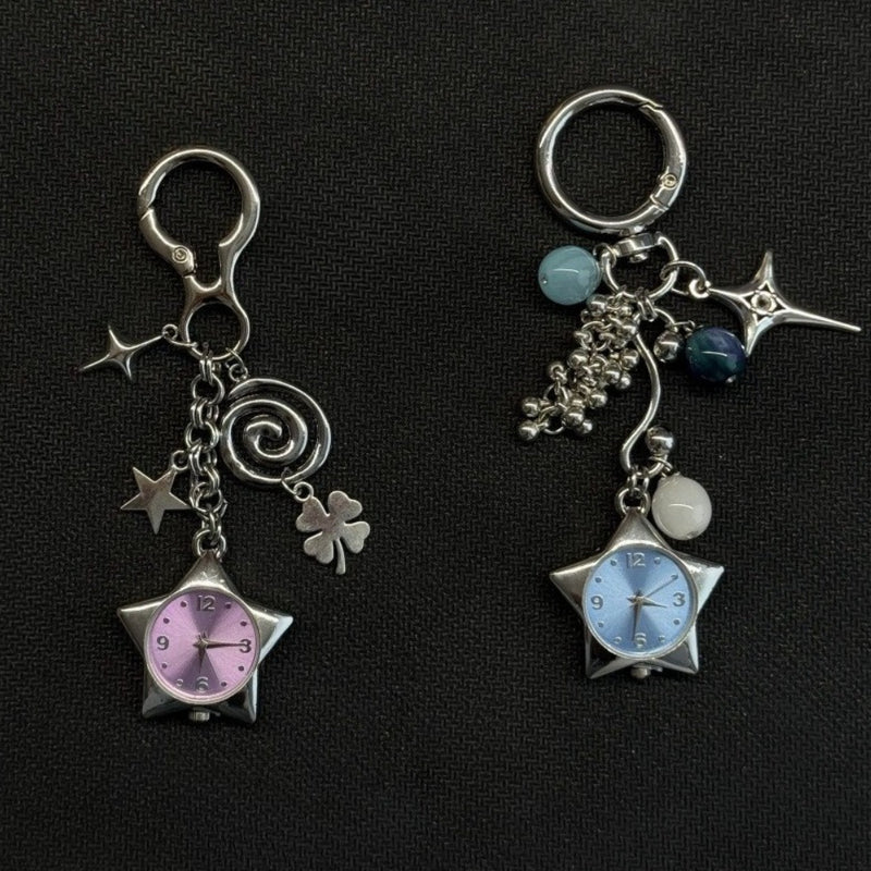 Lake by the Galaxy Bag Charm Keychain