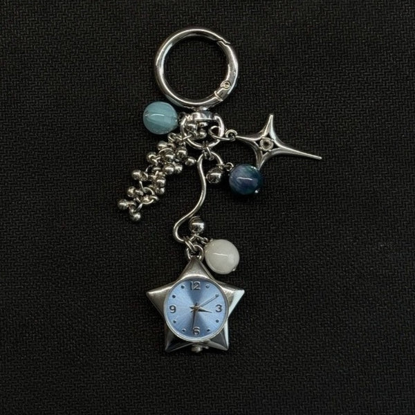 Lake by the Galaxy Bag Charm Keychain