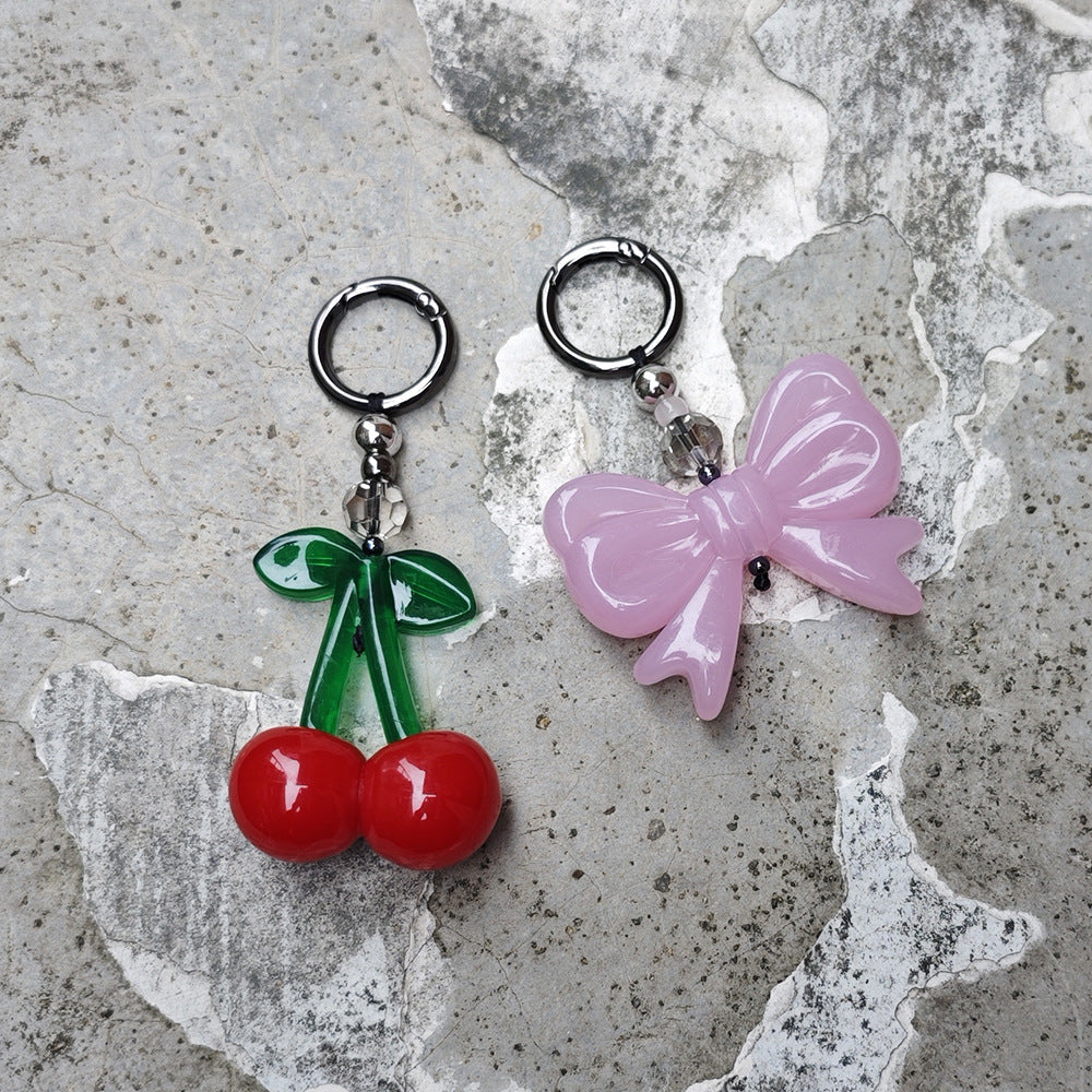 Sunday Cherry Bag Charm Keychain – shopsnackbreak