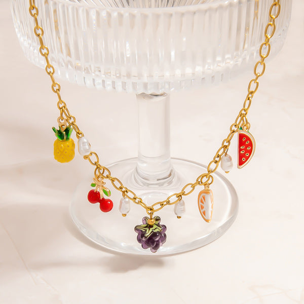 Summer Fruit Necklace