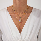 The Halo Cross Necklace