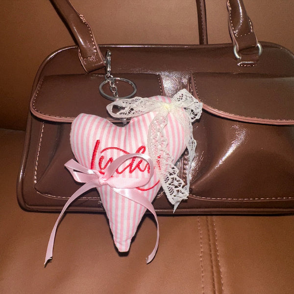 My Grandma Made it Bag Charm Keychain
