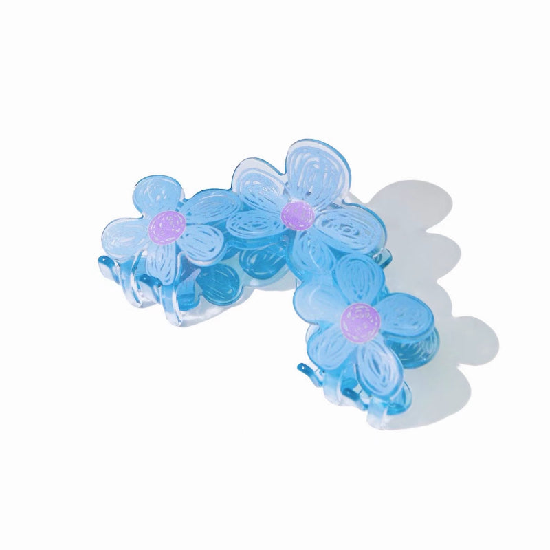 Summer Garden Claw in Blue