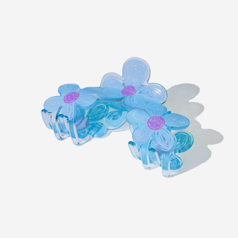 Summer Garden Claw in Blue