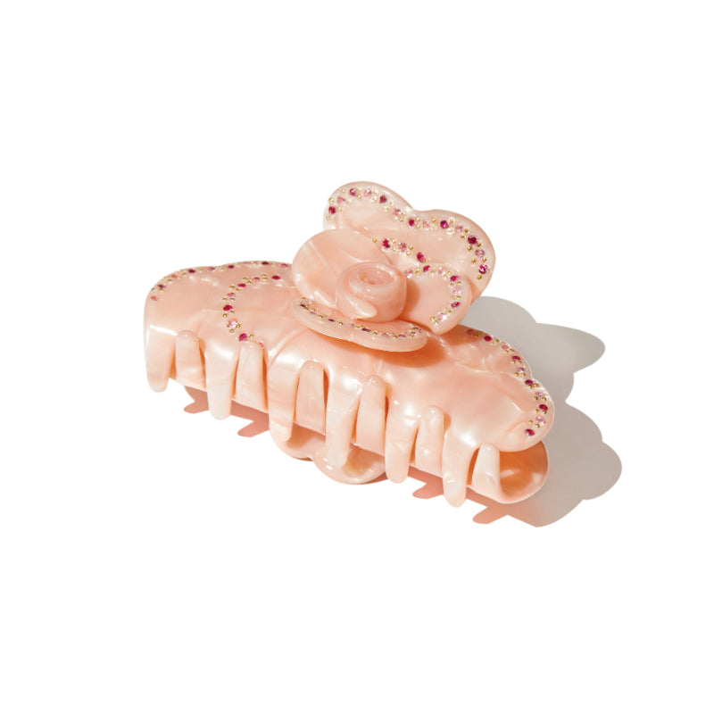 Pedals Hair Claw in Baby Pink