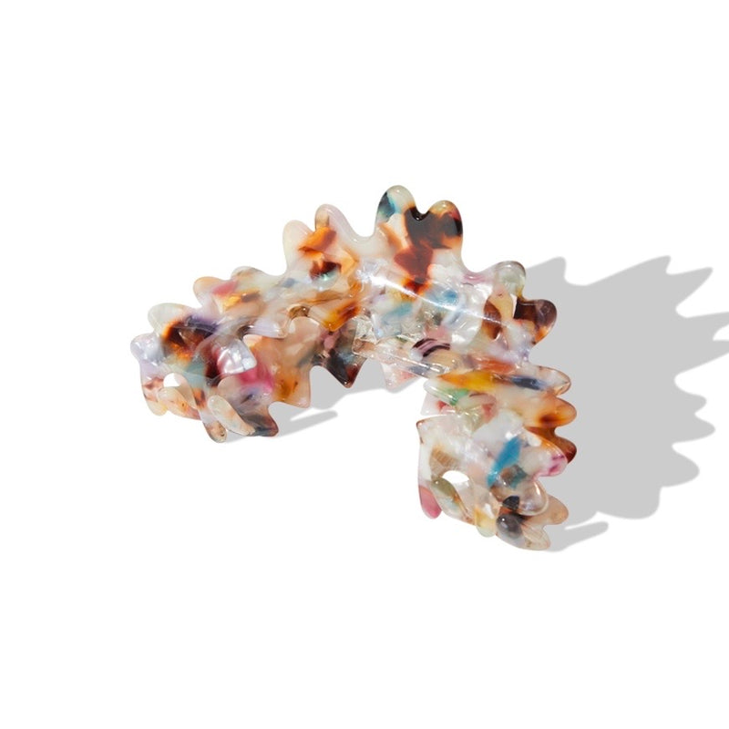 Wave Hair Claw in Confetti
