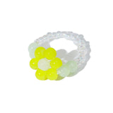 Flower Power Ring in Lemon