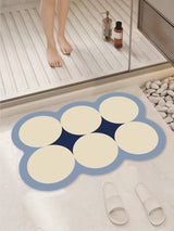 Ice Cream Bath Mat in Blueberry