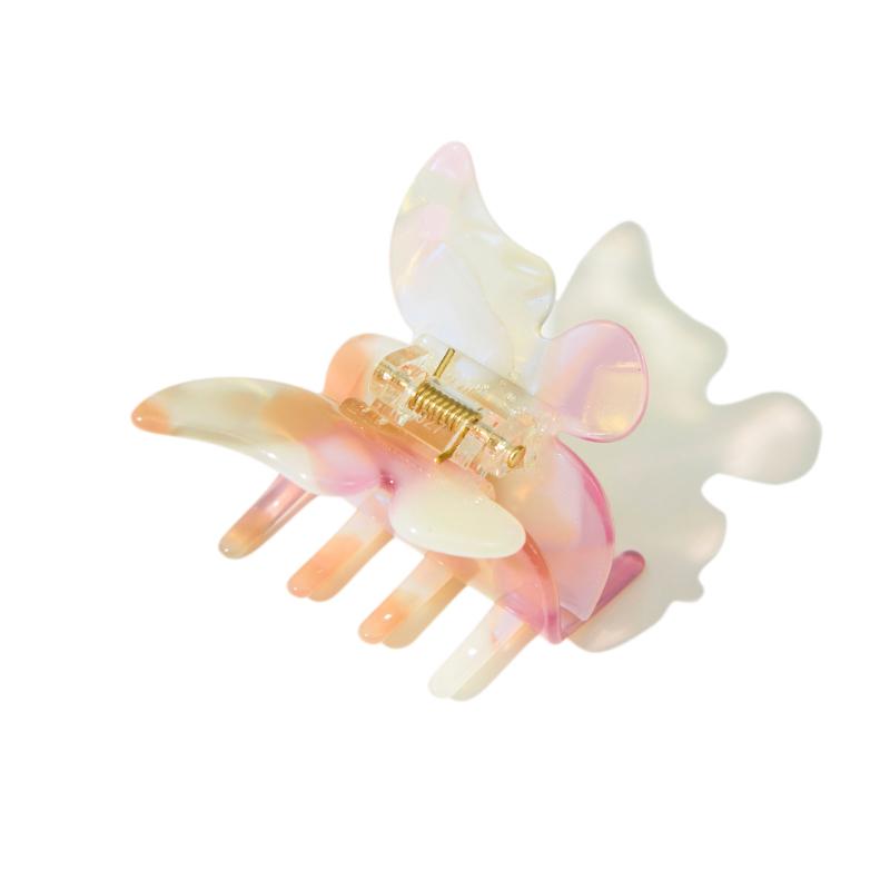 Butterfly Hair Claw in Lime