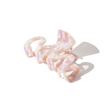 Caterpillar Hair Claw in Cherry Blossom