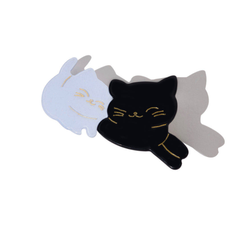 Meow Hair Clips in Dark