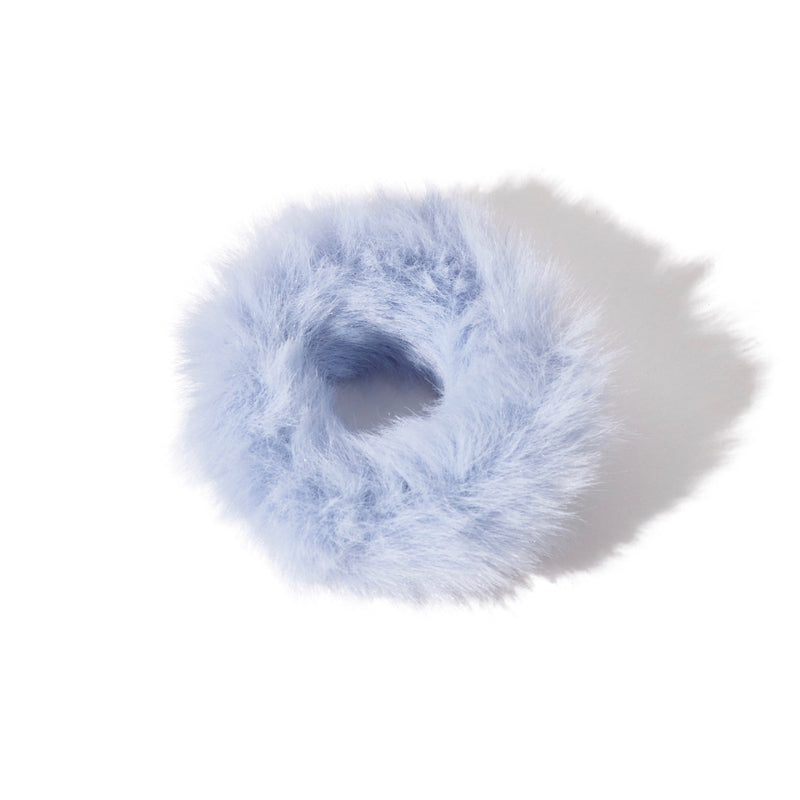 Fluffy Scrunchie in Ice Cube