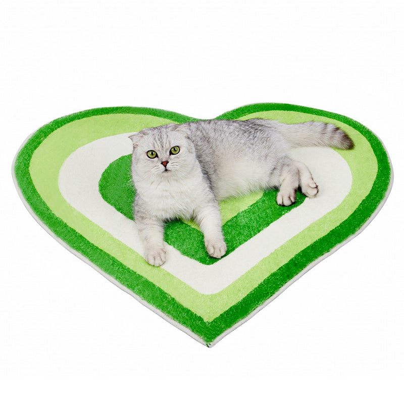 Heart Wave Rug in Matcha