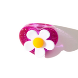 Flower Candy Ring in Melon