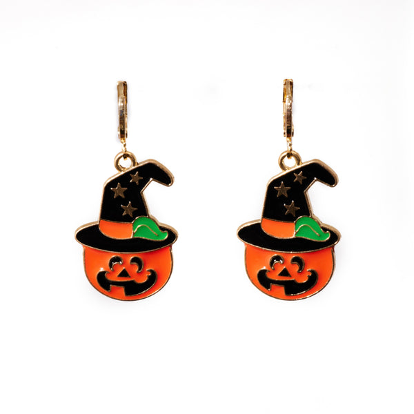 Pumpkin Wizard Earrings