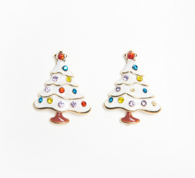 Snowy Christmas Earring