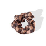 Matcha Checkered Scrunchie