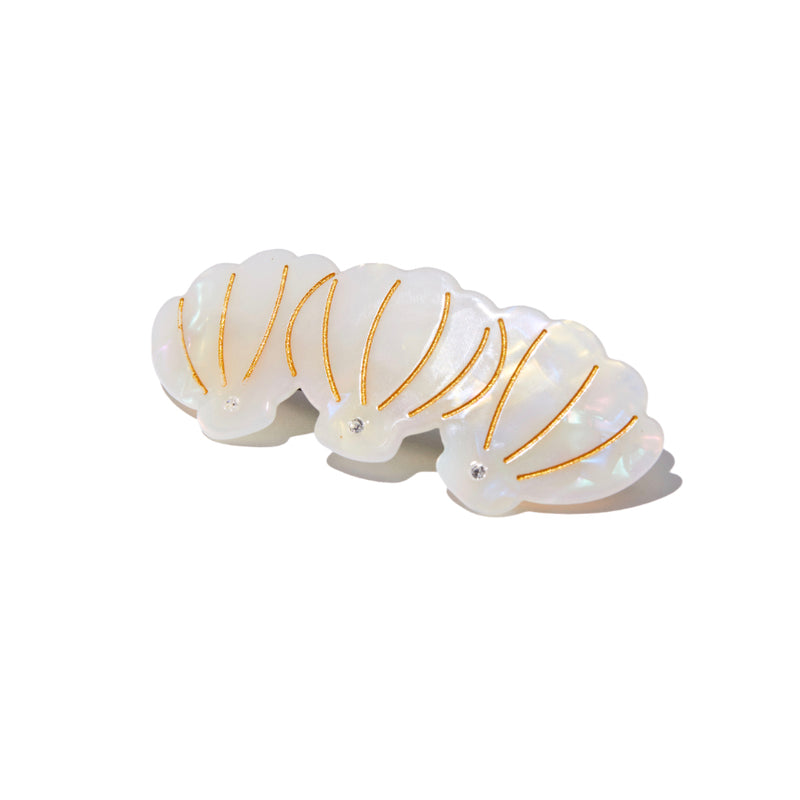 Milk Seashell Hair Claw