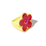 Flower Mom Ring in Blush