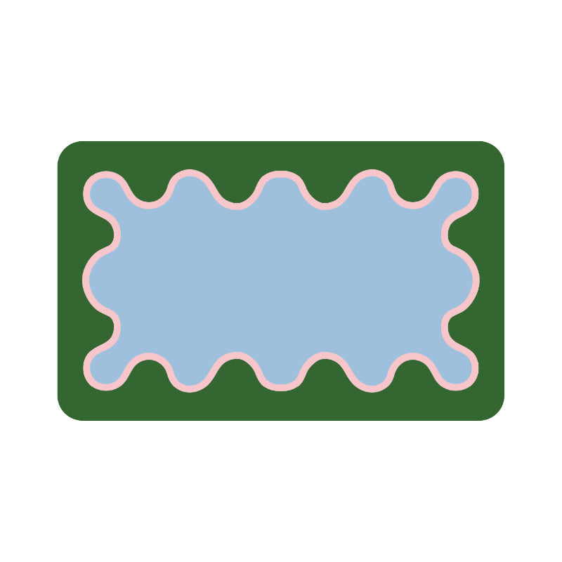 Coral Bath Mat in Lake