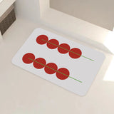 Tomatos on Sticks Bath Mat