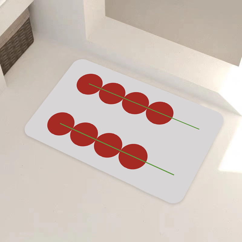Tomatos on Sticks Bath Mat