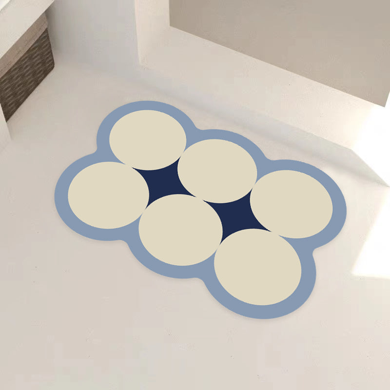 Ice Cream Bath Mat in Blueberry