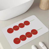 Tomatos on Sticks Bath Mat