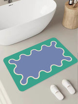 Coral Bath Mat in Ocean