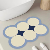 Ice Cream Bath Mat in Blueberry