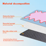 Coral Bath Mat in Early Morning