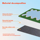 Coral Bath Mat in Lake