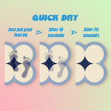 Ice Cream Bath Mat in Blueberry