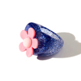 Flower Candy Ring in Blueberry