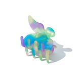 Butterfly Hair Claw in Lime