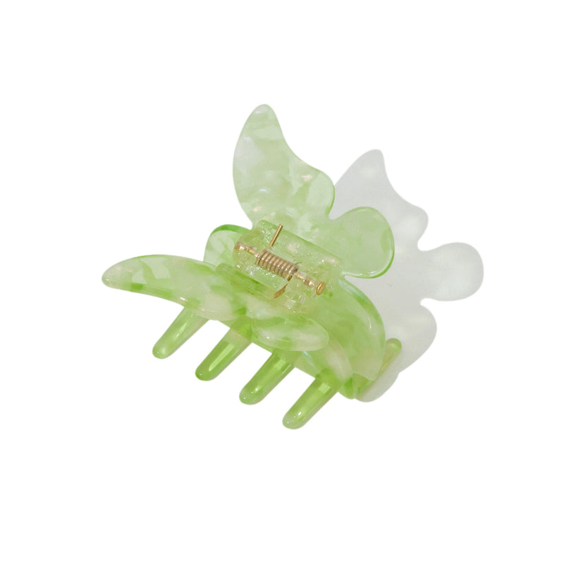 Butterfly Hair Claw in Lime