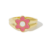 Flower Child Ring in Orange