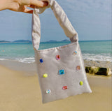 Hang Out Tonight Bag in Cream