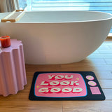 Show Time Innovative Quick Dry Bath Mat