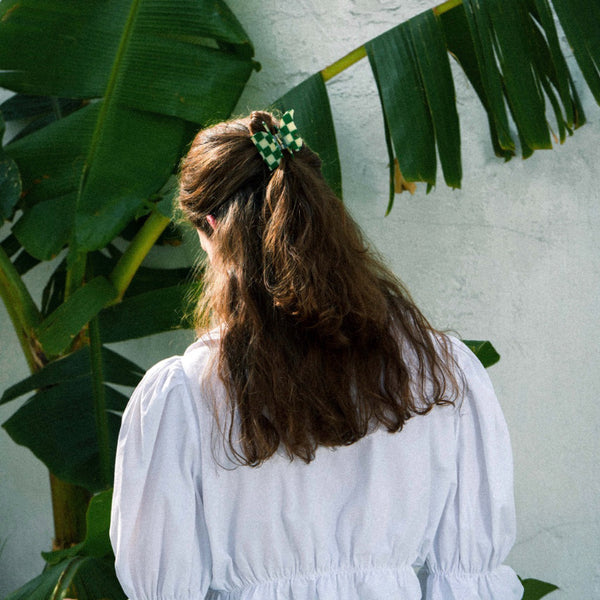 Butterfly Hair Claw in Green Apple